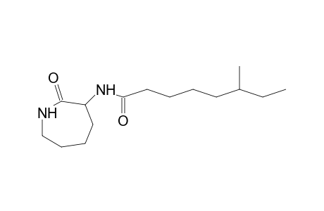 OCTANAMIDE, N-(HEXAHYDRO-2-OXO-1H-AZEPIN-3-YL)-6-METHYL-