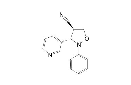 ANTI-2-PHENYL-3-(3-PYRIDYL)-ISOXAZOLIDINE-4-CARBONITRILE