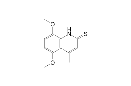 5,8-Dimethoxy-4-methyl-1H-quinoline-2-thione