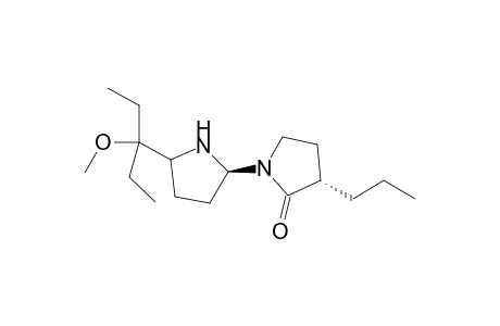 (S,S)-3-Propyl-N-(5-(1-methoxy-1-ethylpropy)pyrrolidin-2-yl)pyrrolidin-2-one