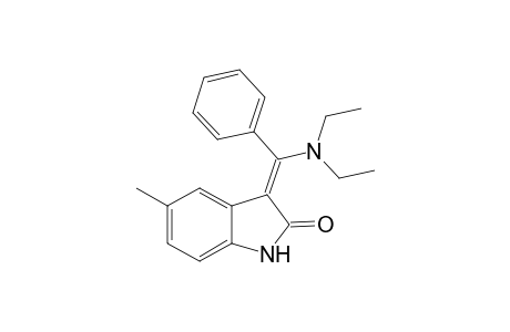 3-[1-Diethylamino-1-phenylmeth-(Z)-ylidene]-5-methylindolin-2-one
