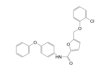 5-[(2-chlorophenoxy)methyl]-N-(4-phenoxyphenyl)-2-furamide