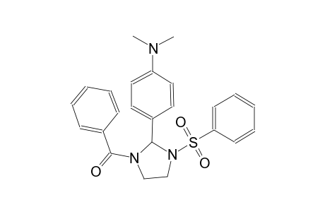4-[1-benzoyl-3-(phenylsulfonyl)-2-imidazolidinyl]-N,N-dimethylaniline