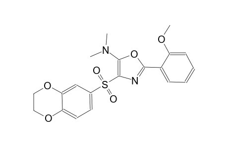 5-oxazolamine, 4-[(2,3-dihydro-1,4-benzodioxin-6-yl)sulfonyl]-2-(2-methoxyphenyl)-N,N-dimethyl-