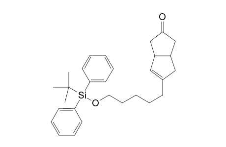 3,3a,4,6a-Tetrahydro-5-[5'-{[(1",1"-dimethylethyl)diphenylsilyl]oxy}pentyl-2(1H)-pentalenone