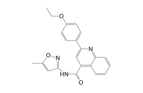 2-(4-ethoxyphenyl)-N-(5-methyl-3-isoxazolyl)-4-quinolinecarboxamide