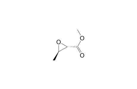 Oxiranecarboxylic acid, 3-methyl-, methyl ester, trans-