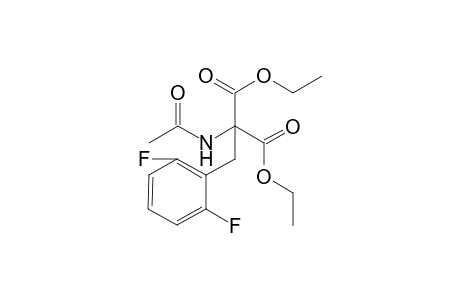 Diethyl .alpha.-acetamodo-.alpha.-(2,6-difluorobenzyl)malonate