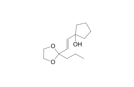(E)-2[2-(1-Hydroxycyclopentyl)vinyl]-2-propyl-1,3-dioxolane
