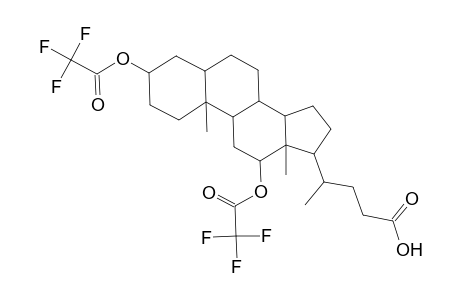 Cholan-24-oic acid, 3,12-bis[(trifluoroacetyl)oxy]-, (3.alpha.,5.beta.,12.alpha.)-