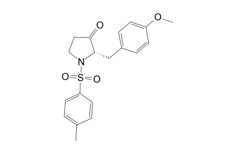 (S) 2-(p-Methoxybenzyl)-1-[(4'-methylphenyl)sulfonyl]-pyrrolidin-3-one