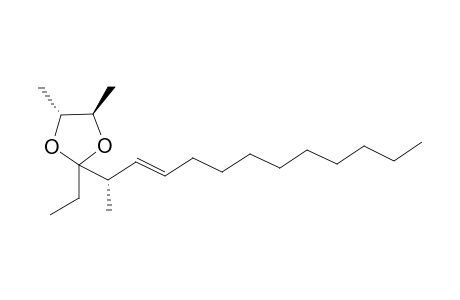 (4R,5R)-2-ethyl-4,5-dimethyl-2-[(E,1S)-1-methyldodec-2-enyl]-1,3-dioxolane