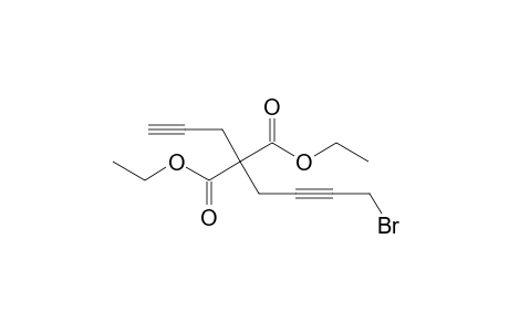 Diethyl 4-bromobut-2-ynyl propargylmalonate