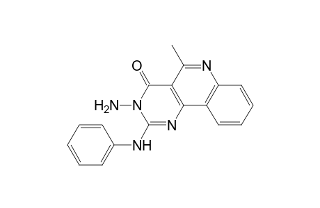 2-(Phenylamino)-5-methyl-3-aminopyrimido[5,4-c]quinolin-4(3H)-one
