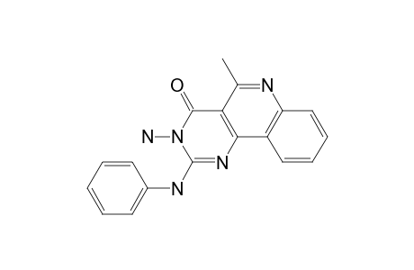 2-(Phenylamino)-5-methyl-3-aminopyrimido[5,4-c]quinolin-4(3H)-one