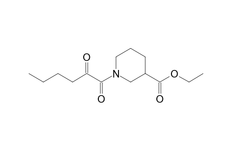 Ethyl 1-(2-oxohexanoyl)piperidine-3-carboxylate