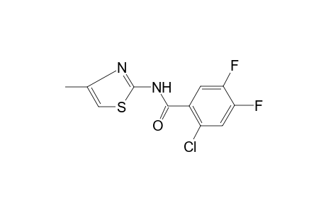 2-Chloro-4,5-difluoro-N-(4-methyl-thiazol-2-yl)-benzamide