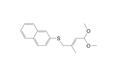 2-[(E)-4,4-dimethoxy-2-methyl-but-2-enyl]sulfanylnaphthalene