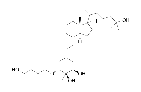 (1R,2R,4E,6R)-4-[(2E)-2-[(1R,7aR)-1-[(1R)-5-hydroxy-1,5-dimethyl-hexyl]-7a-methyl-2,3,3a,5,6,7-hexahydro-1H-inden-4-ylidene]ethylidene]-6-(4-hydroxybutoxy)-1-methyl-cyclohexane-1,2-diol