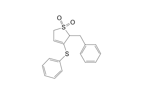 Thiophene, 2,5-dihydro-2-(phenylmethyl)-3-(phenylthio)-, 1,1-dioxide