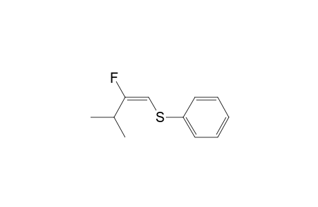 (E)-1-phenylthio-2-isopropyl-2-fluoroethene