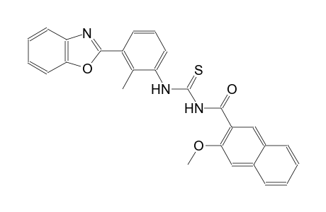 N-[3-(1,3-benzoxazol-2-yl)-2-methylphenyl]-N'-(3-methoxy-2-naphthoyl)thiourea