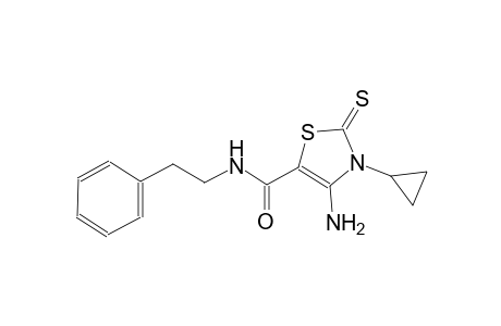 5-thiazolecarboxamide, 4-amino-3-cyclopropyl-2,3-dihydro-N-(2-phenylethyl)-2-thioxo-