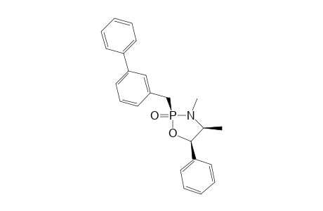 trans-(2R,4S,5R)-2-(m-Phenylbenzyl)-3,4-dimethyl-2-oxo-5-phenyl-1,3,2.lamda.(5)-oxazaphospholidine