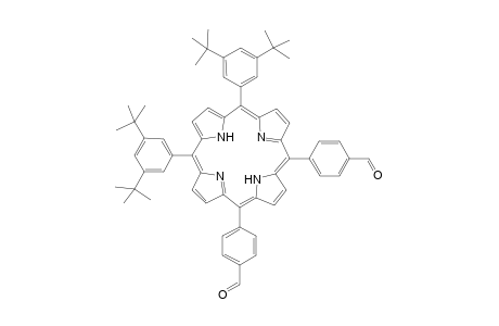 10,20-bis[3",5"-di(t-butyl)phenyl]-trans-5,15-bis(4'-formylphenyl)porphyrine