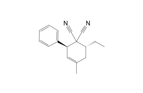 trans-1,1-Dicyano-6-ethyl-4-methyl-2-phenylcyclohex-3-ene