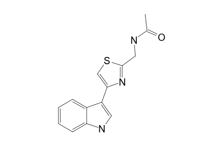 2-ACETAMINOMETHYL-4-[3-(1H)-INDOLYL]-THIAZOLE