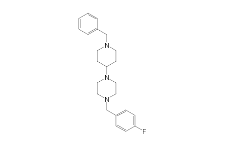1-(1-benzyl-4-piperidyl)-4-(4-fluorobenzyl)piperazine