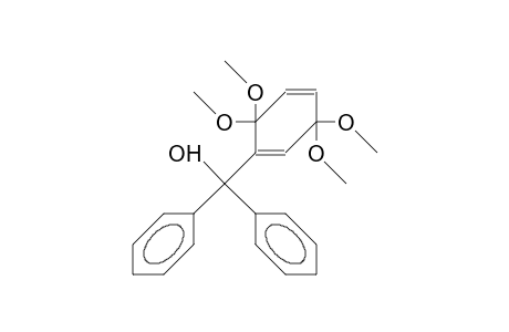 1-(Diphenyl-hydroxy)-methyl-3,3,6,6-tetramethoxy-cyclohexa-1,4-diene