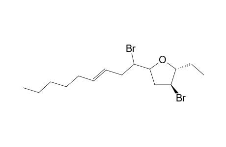 2(R)-Ethyl-3(S)-bromo-5-(1'-bromo-3'(E)-nonenyl)tetrafuran