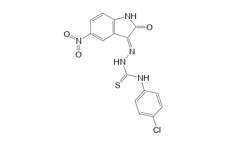 5-Nitro-1H-indole-2,3-dione-3-N-4-chlorophenylthiosemicarbazone