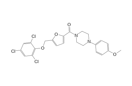 1-(4-methoxyphenyl)-4-{5-[(2,4,6-trichlorophenoxy)methyl]-2-furoyl}piperazine