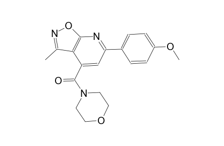 isoxazolo[5,4-b]pyridine, 6-(4-methoxyphenyl)-3-methyl-4-(4-morpholinylcarbonyl)-