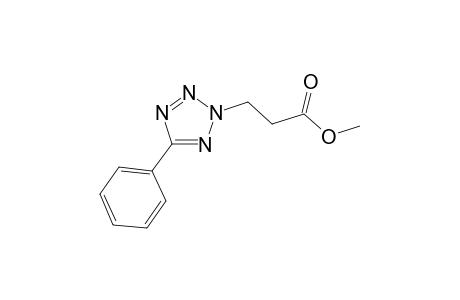 3-(5'-Phenyl-tetrazol-2'-yl)-propionic acid methyl ester