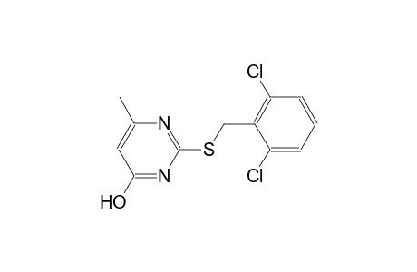 4-pyrimidinol, 2-[[(2,6-dichlorophenyl)methyl]thio]-6-methyl-