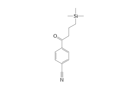 4-(1-oxo-4-trimethylsilylbutyl)benzonitrile