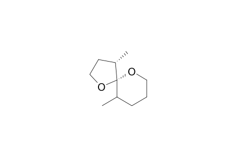 1,6-Dioxaspiro[4.5]decane, 4,10-dimethyl-, [4S-[4.alpha.,5.alpha.(R*)]]-