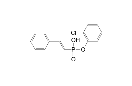 2-Chlorophenyl hydrogen (E)-2-phenylethenylphosphonate