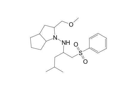 2-[(2'-Aza-3'-(methoxymethylbicyclo[3.3.0]octan-2'-yl)amino]-4-methylpentyl phenyl sulfone
