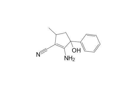 2-Amino-3-cyano-4-methyl-1-phenyl-2-cyclopenten-1-ol