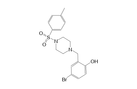 phenol, 4-bromo-2-[[4-[(4-methylphenyl)sulfonyl]-1-piperazinyl]methyl]-
