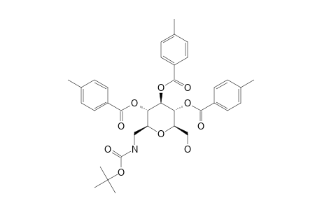 N-(TERT.-BUTOXYCARBONYL)-[2,3,4-TRI-O-(PARA-TOLUOYL)-BETA-D-GLUCOPYRANOSYL]-METHYLAMINE