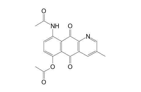 8-Acetylamino-5-acetoxy-3-methyl-1-azaanthracene-9,10-dione