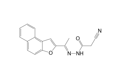 2-Cyano-1-[1'-(naphtho[2,1-b]furan-2'-yl)-ethylidene]-acetohydrazide