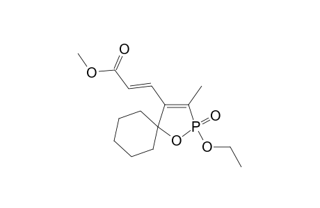 3-Butyl-2-ethoxy-4-(E-2-methoxycarbonylvinyl)-1-oxa-2-phosphaspiro[4.5]-dec-3-ene 2-oxide