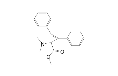 2-Cyclopropene-1-carboxylic acid, 1-(dimethylamino)-2,3-diphenyl-, methyl ester